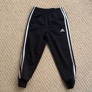 Adidas Black Track Pants Athletic Joggers Size 5